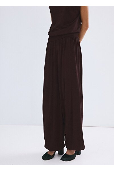 MANGO Woman Balon kesim triko pantolon