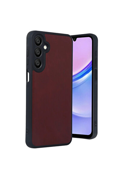 cepmoda Samsung Galaxy "A55 (5g)" Premium Leather Coated Case - Silicone Cove...