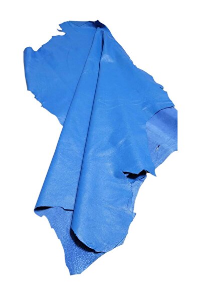 ELİS Hakiki (GERÇEK) Kuzu Derisi Mavi 60x70cm