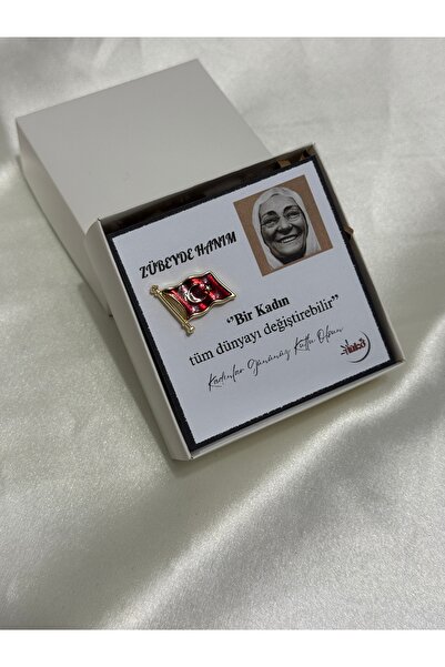 Tüko Store KADINLAR GÜNÜ ÖZEL HEDİYE ZÜBEYDE HANIM ROZET ÖZEL KUTULU