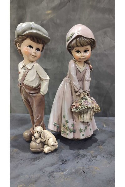 Gardenya Vintage ( Retro ) Romantik Çİft Biblo