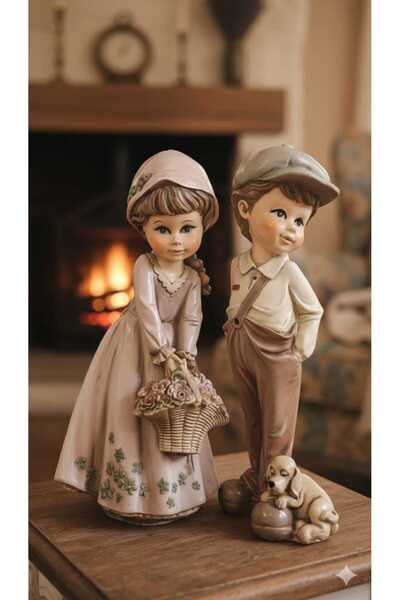 Gardenya Vintage ( Retro ) Romantik Çİft Biblo