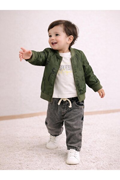 Concept. سترة طيار مطبوعة من كونسبت بينجوين، طقم مكون من 3 قطع للأعمار من 6 إ...