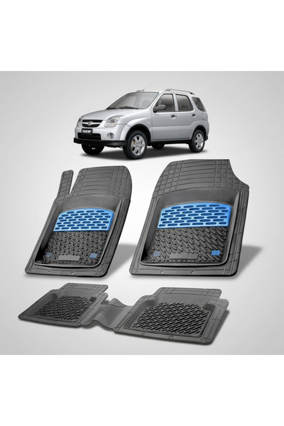 TEAMCAR Πατάκια δαπέδου Suzuki Ignis 2 Συμβατά Hatchback 2000-2008 | Μπλε