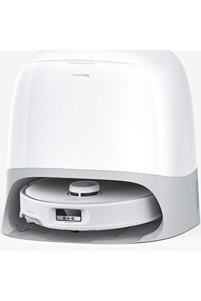 Roborock Qrevo Curv vacuum robot with charging station, 18500 pa, vacuum clea...