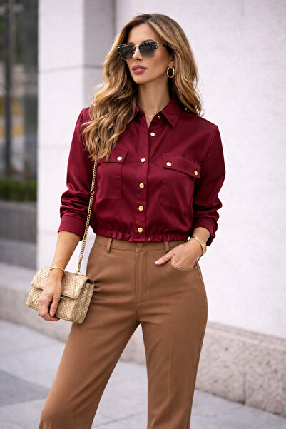 Haviie Atelier Saten Gömlek