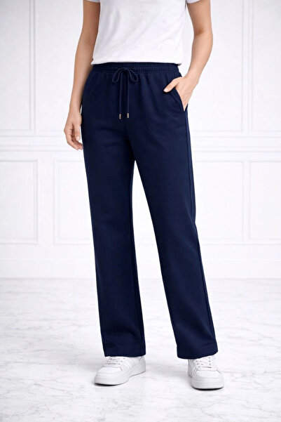 Alfanora Women's Straight Leg Elastic Waist Drawstring Casual Sports Sweatpan...