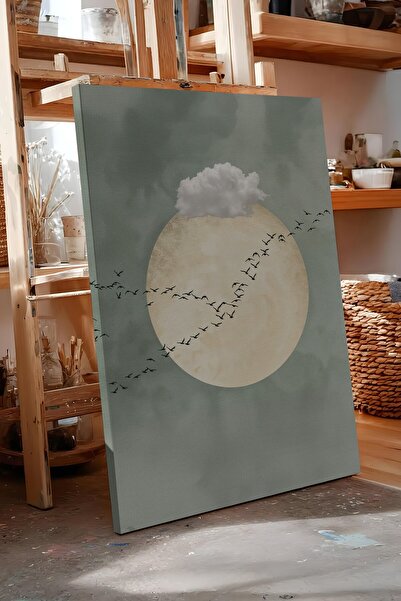 Postifull Pictură murală, Tablou de lux pe pânză, Seria Ritual, Pictură cu pă...