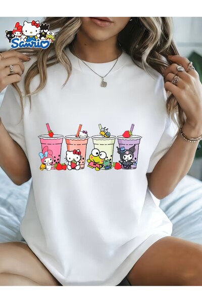 oneagılyazı Sanrio velika majica | Slatka Hello Kitty, My Melody, Kuromi i Ža...