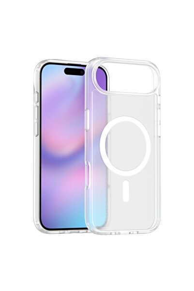 halkhouse iPhone 17 Air Kılıf Premium Magsafe Şarj Özellikli Mat Transapran J...