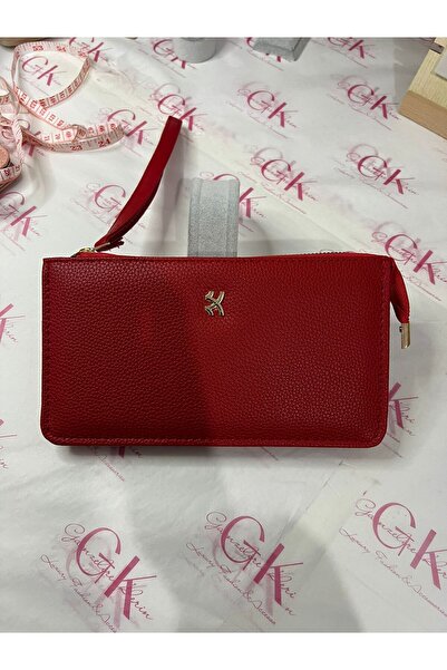 GK GAMZELİRENKLERİM LUXURY FASHION&ACCESSORIES Hand Strap Large Wallet Premiu...