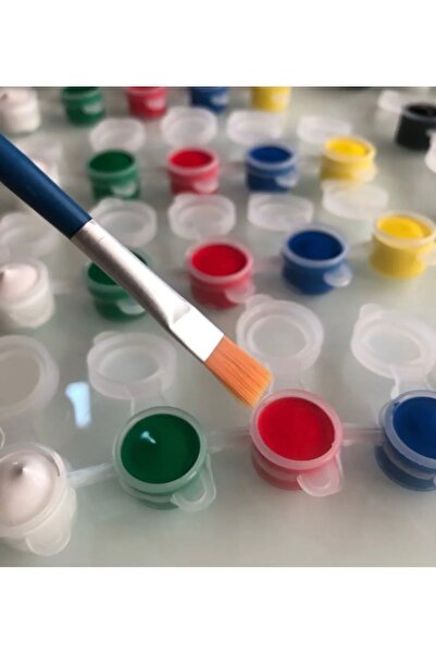 Digerati Distribution Akrilik Hobi Boyası Seti – Canlı Renkler – Plastik Kapa...