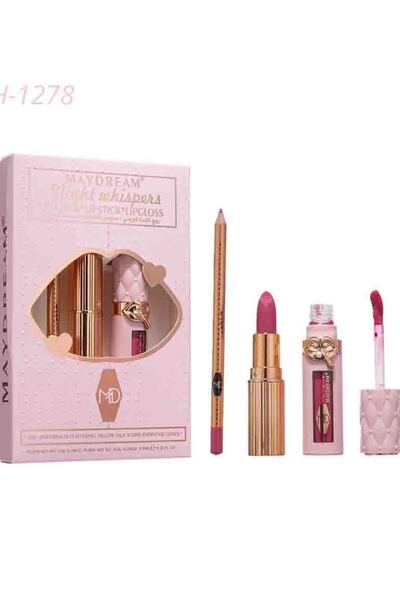 MAYDREAM مجموعة الشفاه المتكاملة Night Whispers من ماي دريم 1278