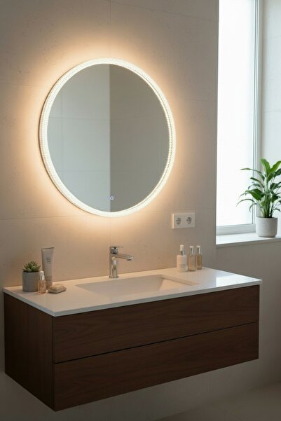 terndat مرايا مودرن بـ ‏إضاءة مقاس اصغر