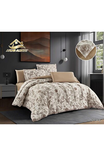 Afkar Albayet Cool Soft Summer Double Bedspread 230*250 - 6 Piece Set - Doubl...