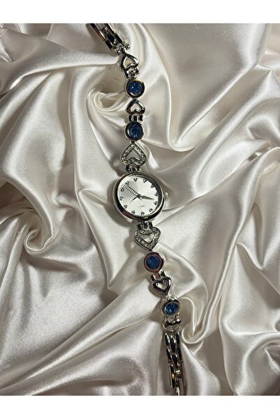 Mihristore ساعة يد نسائية مرصعة بالفضة، ساعة هدية مرصعة بالأحجار من Pinterest