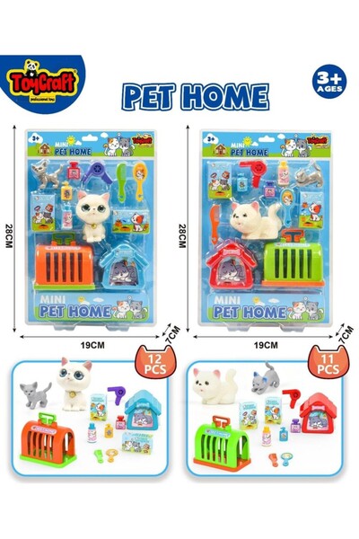 lowell home 832-214 مجموعة ألعاب الحيوانات الأليفة من تويكرافت *64 -TYC