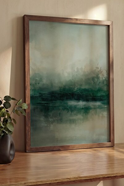 Postifull Pictură de perete, Tablou și poster cu ramă maro de lux, Seria Ritu...