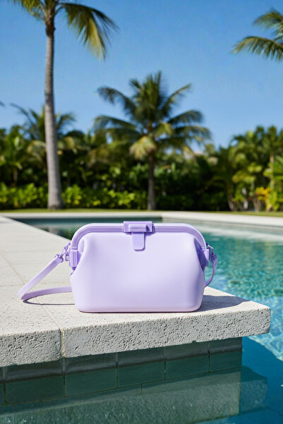 HYPER GROUP Çocuk Silikon Plaj & Havuz Çantası Lila – Su Geçirmez Sızdırmaz B...