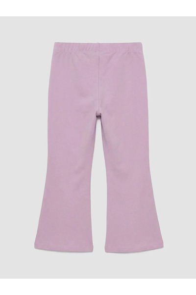 LC Waikiki Pantaloni tip colanți pentru fete, liliac, cu picior larg, pachet ...