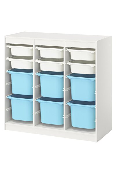 Generic وحدة تخزين تروفاست، فاصل للغرف/أبيض أزرق فاتح، 99 × 44 × 94 سم