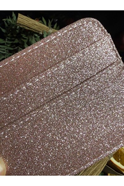 ilknurbutik METALİK PEMBE SİMLİ KARTLIK