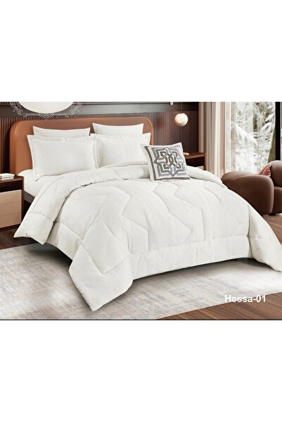 alzawia Hessa Double Bedspread Set, 7 Pieces