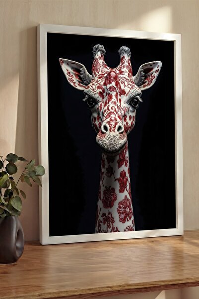 Postifull Pictură de perete, Tablou și poster cu ramă albă de lux, Seria Ritu...