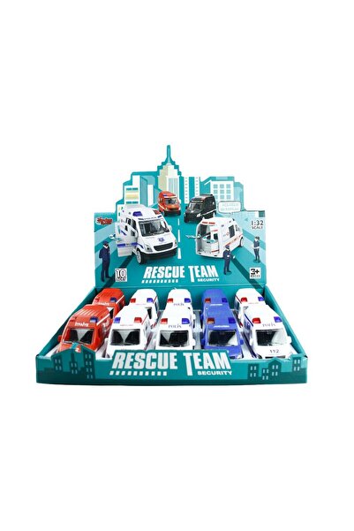 My Reality Fashion Jw567-023 Slip-On 1:32 First Aid Vehicle -Vrd