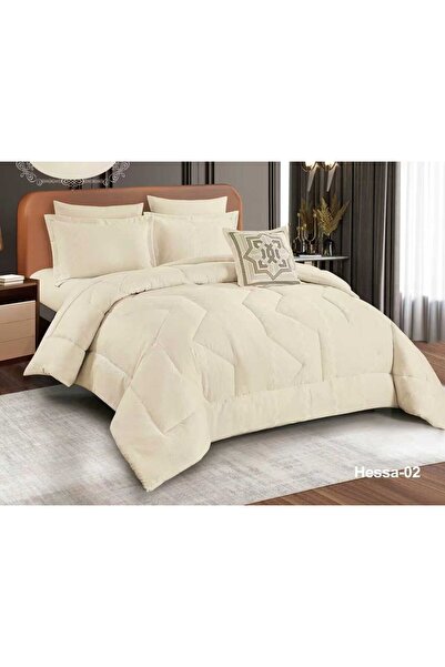 alzawia Hessa Double Bedspread Set, 7 Pieces