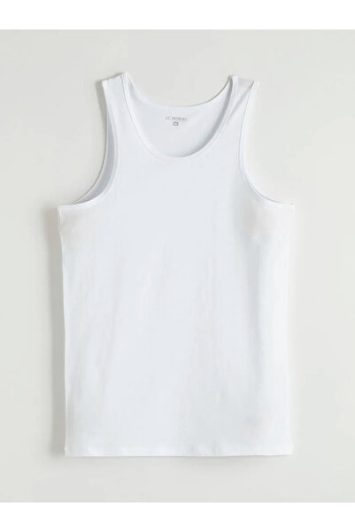 LC Waikiki White U-Neck Men's Undershirt 3-Pack