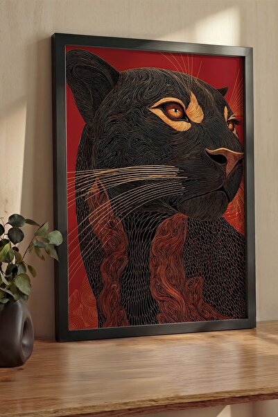 Postifull Pictură de perete, tablou și poster cu ramă neagră de lux, Seria Ri...