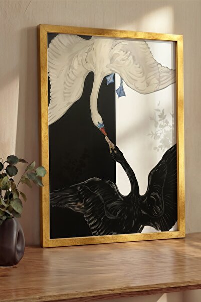 Postifull Zidna slika, luksuzna slika i poster sa zlatnim okvirom, serija rit...