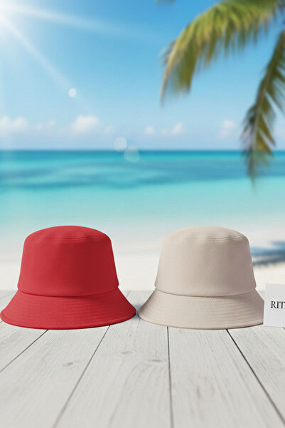 Ritagarcia Advantage Pack of 2 Unisex Cotton Bucket Fisherman Hat Set