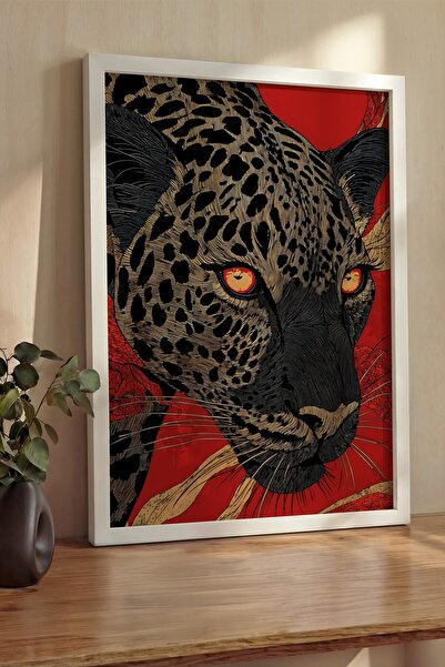 Postifull Zidna slika, luksuzna slika i poster u beloj ramovani, serija ritua...