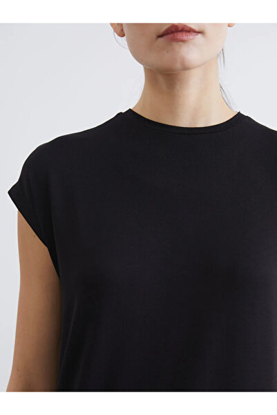 LC Waikiki Black Crew Neck Women's Tunic