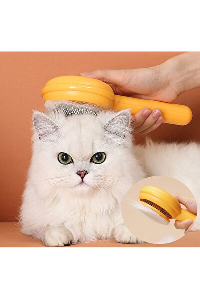 My Reality Fashion Hamburger Shaped Automatic Cleaning Pet Brush