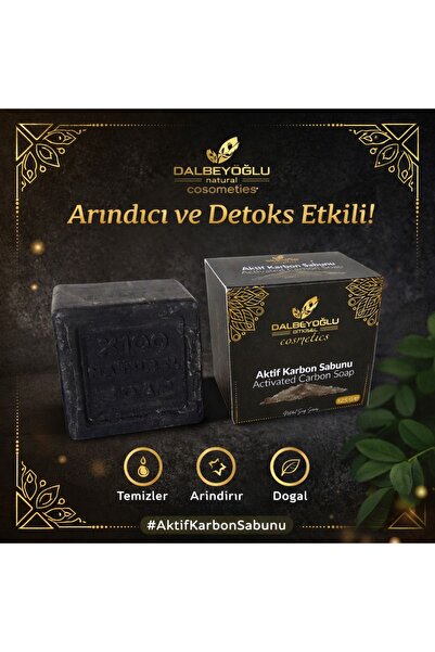 Dalbeyoğlu Bitkisel Special Production Natural Activated Carbon Soap 125 ml