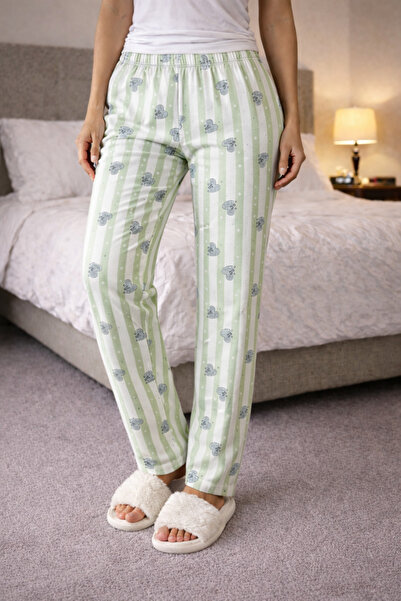 MODABOX %100 Pamuk Örme Kadın Pijama Altı