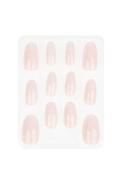 OEM False Nail Set with Shadow Glue - 12pcs