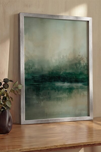 Postifull Pictură de perete, Tablou și poster cu ramă argintie de lux, Seria ...