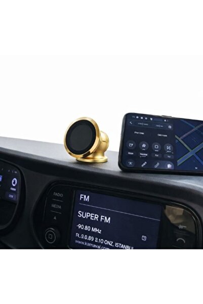 My Reality Fashion Metal Phone Holder with Magnet That Sticks to the Dashboard