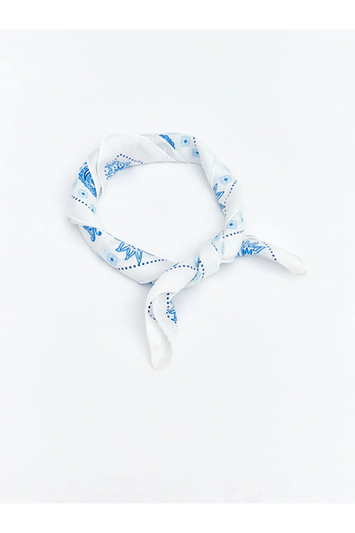 LC Waikiki Ecru Patterned Women's Scarf