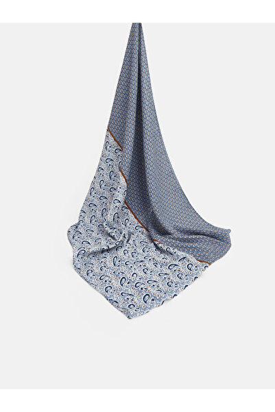 LC Waikiki Navy Blue Patterned Women's Shawl