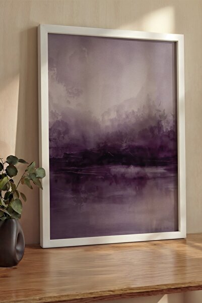 Postifull Pictură de perete, Tablou și poster cu ramă albă de lux, Seria Ritu...