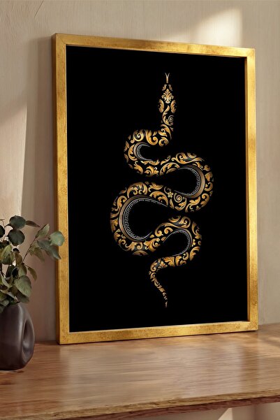 Postifull Zidna slika, luksuzna slika i poster sa zlatnim okvirom, serija rit...