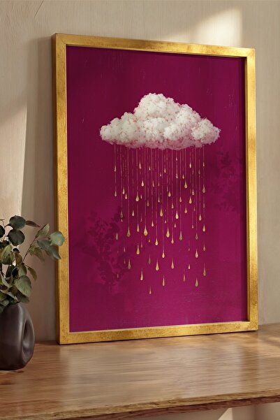 Postifull Zidna slika, luksuzna slika i poster sa zlatnim okvirom, serija rit...