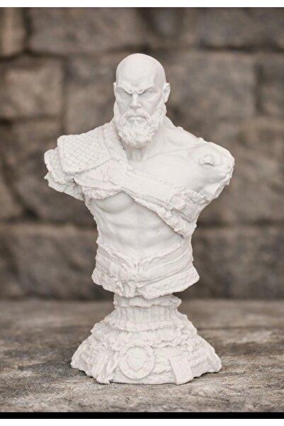 Digerati Distribution Kratos Büst Ham Polyester Biblo – God of War Figür – Bo...