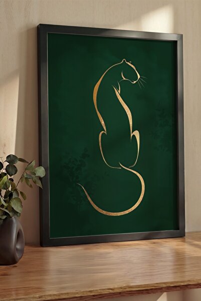 Postifull Pictură de perete, Tablou și poster cu ramă neagră de lux, Seria Ri...