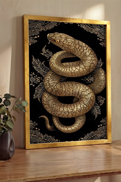 Postifull Zidna slika, luksuzna slika i poster sa zlatnim okvirom, serija rit...